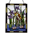 CHLOE Crane Tiffany-style Animal Window Panel 24