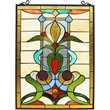 CHLOE Anthuriun Tiffany-style Floral Window Panel 24