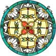 CHLOE Green Darner Tiffany-Style Dragonfly Stained Glass Window Panel 20