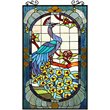 CHLOE Phoenix Tiffany-Style Animal Stained Glass Window Panel 33