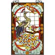 CHLOE Phoenix Tiffany-Style Animal Stained Glass Window Panel 33