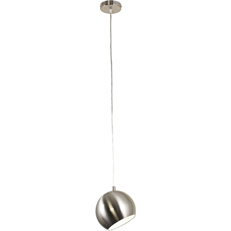 CHLOE Ironclad Contemporary 1 Light Brushed Nickel Ceiling Mini Pendant 8