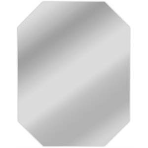 CHLOE's Reflection Hanging Rectangular-Octagon Frameless Wall Mirror 32&quot Height