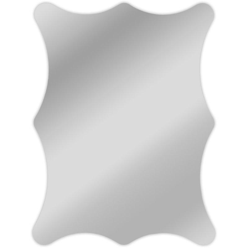 CHLOE's Reflection Hanging Rectangle Shaped Frameless Wall Mirror 32