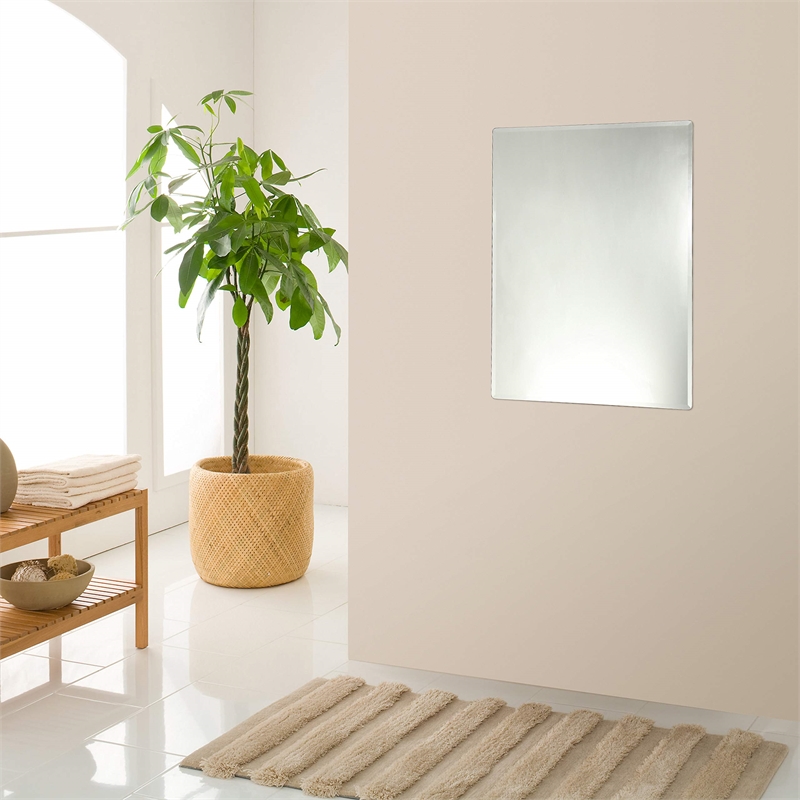 CHLOE Goodwin Large Frameless Wall Mirror 24x32