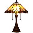 CHLOE Howard Tiffany-style 2 Light Table Lamp 16