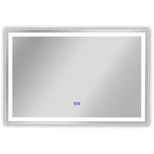 CHLOE Luminosity Back Lit Rectangular TouchScreen LED Mirror 3 36&quot Wide