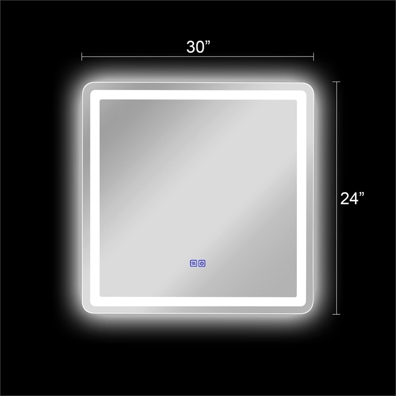 CHLOE Speculo Back Lit LED Mirror 6000K Daylight White 30