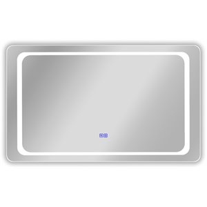CHLOE Luminosity Back Lit Rectangular TouchScreen LED Mirror 3 39&quot Wide