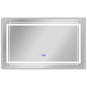 CHLOE Luminosity Back Lit Rectangular TouchScreen LED Mirror 3 39&quot Wide