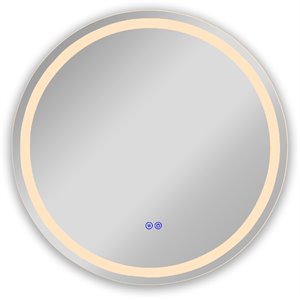 CHLOE Speculo Back Lit LED Mirror 4000K Warm White 28&quot Wide