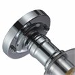 Chloe Lighting Strang 1-Light Glass Metal Semi-Flush Ceiling Fixture in Chrome
