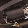 Chloe Lighting Ironclad 2-Light Metal Ceiling Flush Fixture in Oil Rubbed Bronze