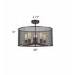 Chloe Lighting Lorry 5-Light Metal Semi-Flush in Oil Rubbed Bronze