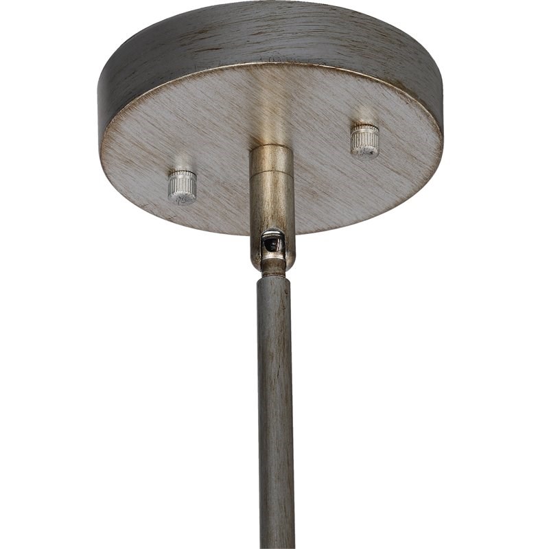 Chloe Lighting Alina 5-Light Metal Ceiling Pendant in Antique Silver