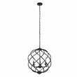Chloe Lighting Jericho 3-Light Metal Ceiling Pendant in Matte Black