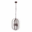 Chloe Lighting Pepper 6-Light Metal Hanging Ceiling Pendant in Bronze
