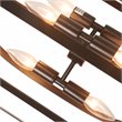 Chloe Lighting Pepper 6-Light Metal Hanging Ceiling Pendant in Bronze