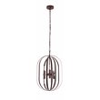 Chloe Lighting Pepper 6-Light Metal Hanging Ceiling Pendant in Bronze