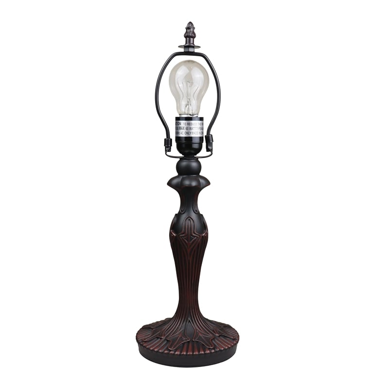 Chloe Lighting Victorian Adia 1-Light Metal Accent Table Lamp in Dark Bronze