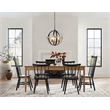 Chloe Lighting Farmhouse 3-Light Glass Ceiling Pendant in Multi-Color