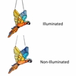 Chloe Lighting Animal Glass & Metal Window Panel in Multi-Color