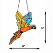 Chloe Lighting Animal Glass & Metal Window Panel in Multi-Color