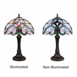 Chloe Lighting Victorian 1-Light Glass & Metal Table Lamp in Multi-Color