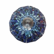 Chloe Lighting Dragonfly 3-Light Glass & Metal Table Lamp in Multi-Color