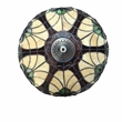Chloe Lighting Victorian 3-Light Glass & Metal Table Lamp in Yellow