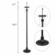 Chloe Lighting Victorian 2-Light Glass & Metal Floor Lamp in Multi-Color