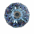 Chloe Lighting Dragonfly 1-Light Glass/Metal Torchiere Floor Lamp in Multi-Color