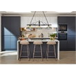 Chloe Lighting Serenity Victorian 3-Light Glass Island Pendant in Multi-Color