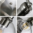 Chloe Lighting Oxa Transitional 4-Light Glass Vanity Bath Light - Brushed Nickel