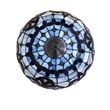 Chloe Lighting Grenville Victorian 2-Light Glass Semi Flush Light in Multi-Color