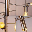 Chloe Lighting Transitional 6-Light Metal Large Pendant in Brushed Nickel