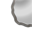 Chloe Lighting Reflection Contemporary Round Glass Wall Mirror in Silver