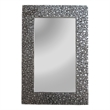 Chloe Lighting Reflection Contemporary Rectangle Glass Wall Mirror in Silver