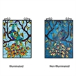 Chloe Lighting Pavoa Animal Glass Verical Hanging Window Panel in Multi-Color