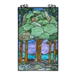 Chloe Lighting Summer Glass Verical Hanging Window Panel in Multi-Color