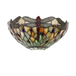 Chloe Lighting Anisoptera Purity 1-Light Glass Wall Sconce in Multi-Color