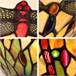 Chloe Lighting Anisoptera Purity 1-Light Glass Wall Sconce in Multi-Color