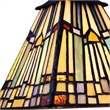Chloe Lighting Kinsey Mission 5-Light Glass Large Chandelier in Multi-Color