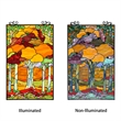 Chloe Lighting Autumn Glass Verical Hanging Window Panel in Multi-Color