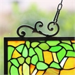 Chloe Lighting Autumn Glass Verical Hanging Window Panel in Multi-Color