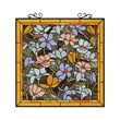 Chloe Lighting Autumn Floral Square Glass Window Panel in Multi-Color