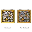 Chloe Lighting Autumn Floral Square Glass Window Panel in Multi-Color