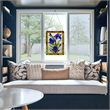 Chloe Lighting Blue Scarlett Glass Verical Window Panel in Multi-Color