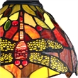 Chloe Lighting Empress Dragonfly 3-Light Glass Mini Chandelier in Multi-Color