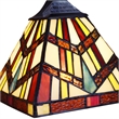 Chloe Lighting Vincent Mission 5-Light Glass Chandelier in Multi-Color